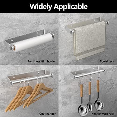 Under Cabinet Paper Towel Holder, Adhesive or Drill Mount Paper Towel Holder - Image 4