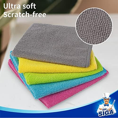 MR.SIGA Microfiber Cleaning Cloth, All-Purpose Cleaning Towels, Size 11.8 x - Image 6