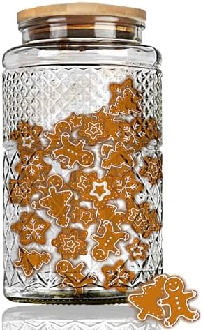 1 Gallon Large Vintage Glass Storage Jar by Prettidecor