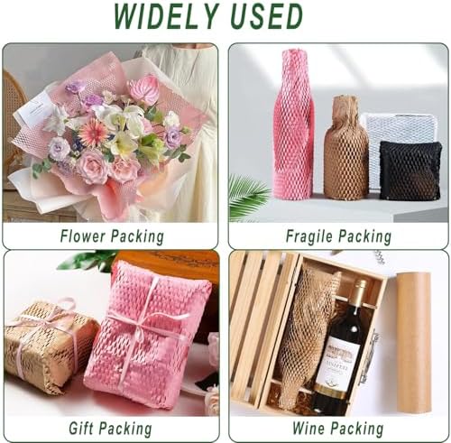 Honeycomb Packing Paper, Recyclable Moving Supplies Bubble Packing Wrap - Image 7