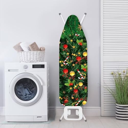 Christmas Tree Ironing Board Cover and Pad Resist Green Scorching Thick Cover - Image 3