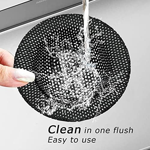 2Pack Black Kitchen Sink Drain Strainer - Image 4