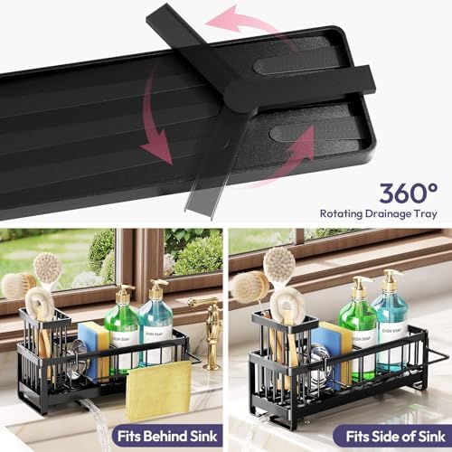 SWTYMIKI Sponge Holder for Kitchen Sink - Image 2