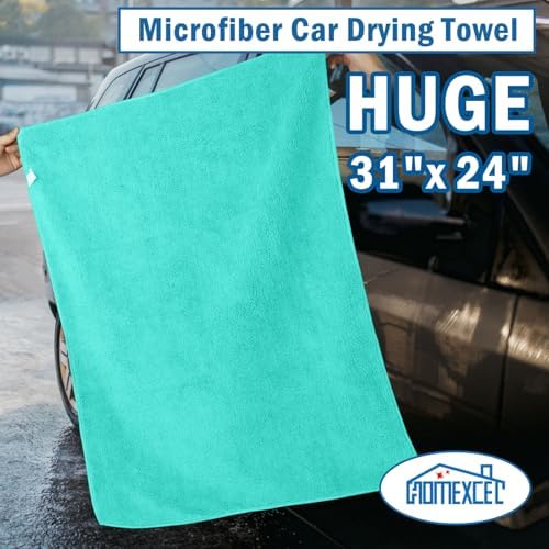 HOMEXCEL Professional Large Microfiber Car Drying Towels 2 Pack - Image 3