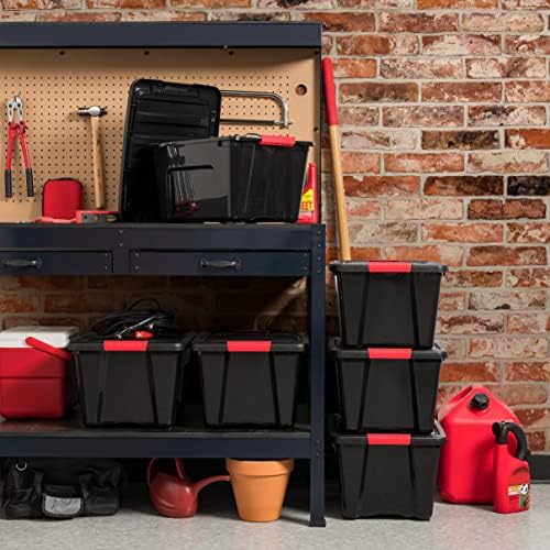 IRIS USA 6-Pack 32 Quart Storage Bins - Image 3