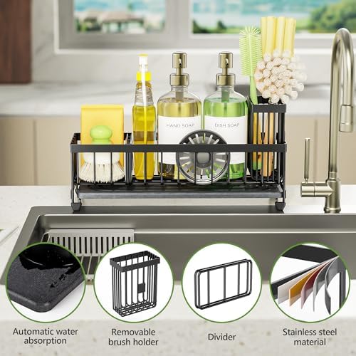 Cisily Extra Large Sink Caddy Organizer - Image 3