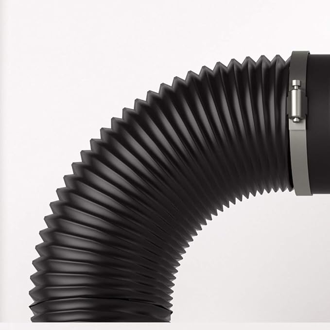 AC Infinity Flexible 12-Inch Aluminum Ducting, Heavy-Duty Four-Layer Protection, 8-Feet Long for Heating Cooling Ventilation and Exhaust