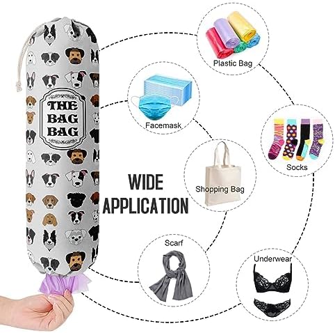 Grocery Bags Holder Organizer For Shopping Bags, Wall Mount Plastic Bags - Image 4