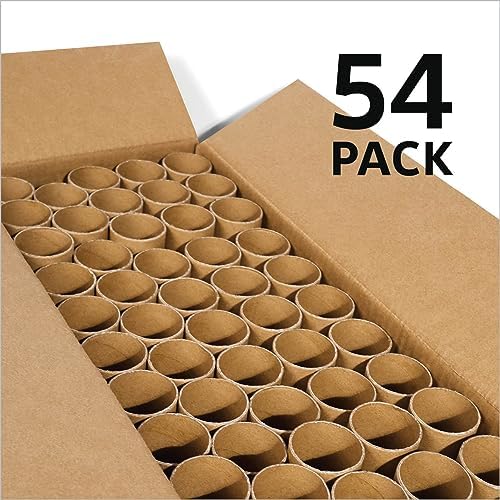 54 PC Cardboard Paper Tubes for Crafts - Image 2