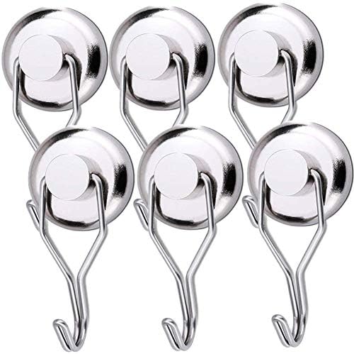 110 LBS Magnetic Hooks Heavy Duty by Elefama