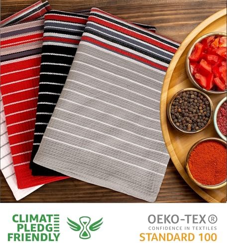 Urban Villa Kitchen Towels Cotton Dish Towels 20”x30” Multi - Image 2