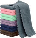 Homaxy Super Soft Absorbent 12 Pack Coral Velvet Dish Cloths by Homaxy