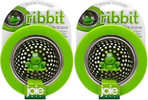 Joie Ribbit Kitchen Sink Strainer Basket, Garbage Disposal Drain Cover by TheJoie