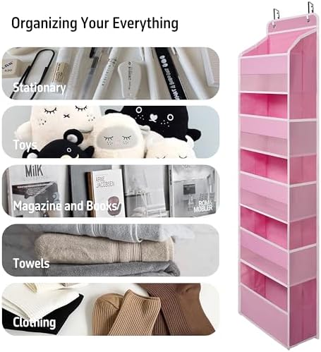 TYMENSH Pink Over Door Organizer - Image 6