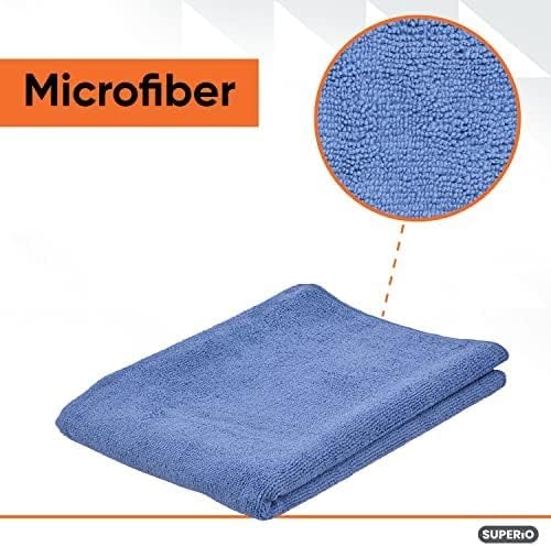 Superio Microfiber Squeegee Mopping Towel Large Miracle Cloth 20 x 30 Streak - Image 7