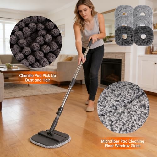 Collapsible Mop and Bucket Set, Spin Mop - Image 6