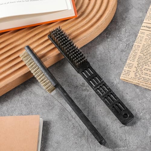 2 Pack Bowling Shoe Brushes, Heavy Duty Wire Brush Outdoor Shoe Cleaning Brushes - Image 7