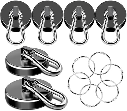 MIKEDE Magnetic Hooks Heavy Duty 150LB Strong Swivel Neodymium Magnets by MIKEDE