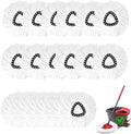 20PCS Spin Mop Replacement, 100% Microfiber, Machine Washable, 360° Rotation by XHAMXE