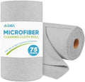 AIDEA Microfiber Cleaning Cloth Roll-75PK, Reusable Paper Towels 11.5×11.5" by AIDEAHOME