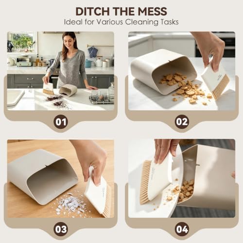 Mini Broom and Dustpan Set, 3-in-1 - Image 6