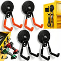 4 Pack Strong Magnet Hooks Heavy Duty, Rubber Coated No Damage Hook by Haikole