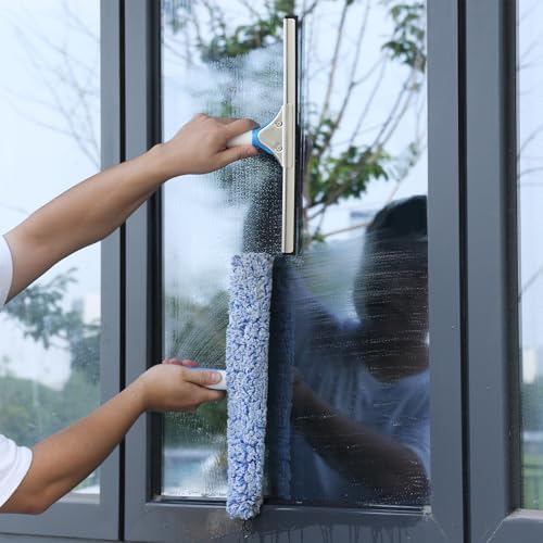 Mitclear Window Cleaning Kit 14IN Squeegee & Scrubber - Image 5