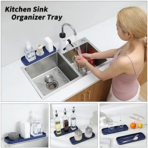 MicoYang Silicone Kitchen Sink Organizer Tray - Image 3