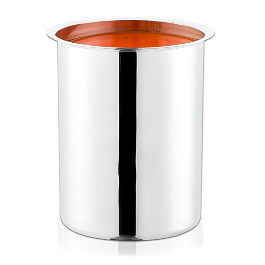 OCS Parts 3-Pack 2 Quart Bain Marie Pot | 6-3/4" x 4-3/8" Stainless Steel Pot for Warm or Cold Food, Sauces, Soups, or Organizing Cooking Utensils