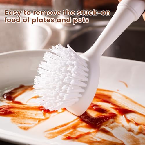 Dish Brush 2 Pack Dish Scrub Brush and 2 Pack Grout Brush - Image 3