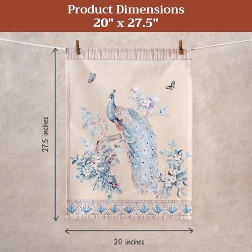 Maison d' Hermine Kitchen Towels Set of 3 100% Combed Cotton 27.50"x20" - Image 5