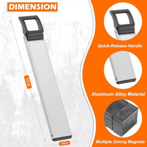 Double Sided Magnetic Tool Holder Heavy Duty, 12 Inch Rust-Resistant Magnetic - Image 3