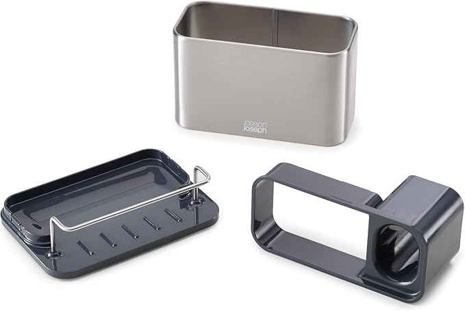 Joseph Joseph Surface Stainless Steel Caddy Sink Area Organizer and Sponge - Image 4