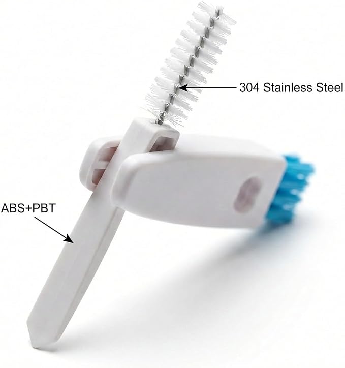 3 in 1 Cup Lid Gap Cleaning Brush Set, Mutipurpose Tiny Silicone Cup Holder - Image 4