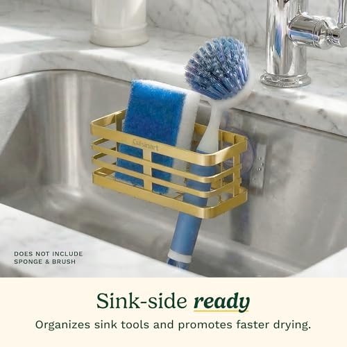 Cuisinart Metal Sponge Holder for Kitchen Sink, 7.25"x2.75"x3.25" - Image 2