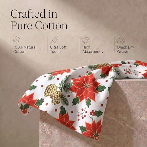 Urban Villa Kitchen Towels Cotton Dish Towels 20”x30” Pinecone - Image 4