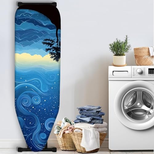Nuxovilar Starry Sky Mountain Ironing Board Cover 15x54 Polyester - Image 3