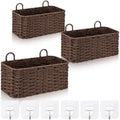 3 Pcs Wall Hanging Baskets, Paper Cord by Ferrochef