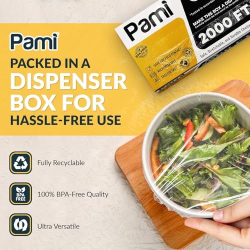 PAMI Plastic Food Wrap 18 in x 2000 ft - Image 2