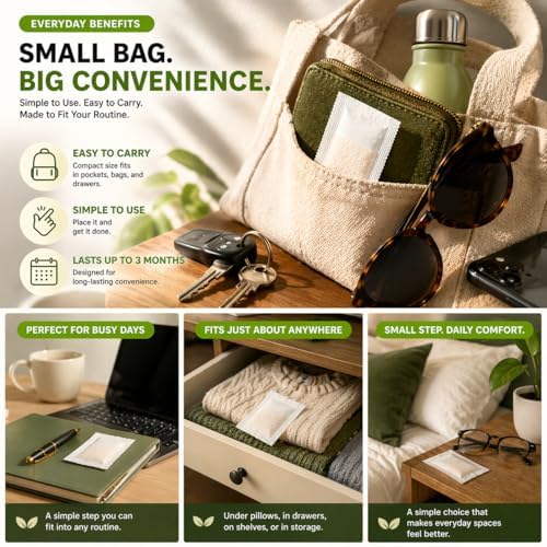 FreshSac Natural Home Freshness Sachets – Plant-Based Fabric Freshener & Odor - Image 5