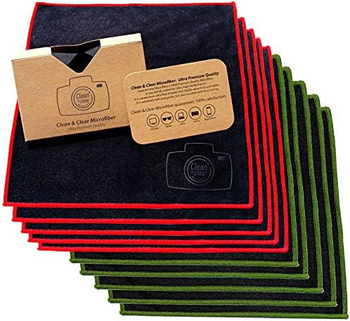 Clean & Clear Microfiber Cleaning Cloth, Extra Large Ultra Premium Microfiber by CleanClearMicrofiber