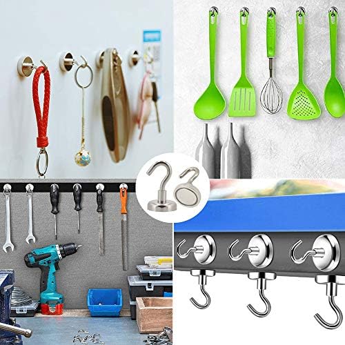 15-Pack Refrigerator Magnetic Set – Brushed Nickel Rust-Proof Fridge Magnets - Image 6