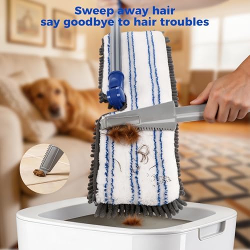 Masthome 2-Sided Microfiber Mop, Flip Flat Mop - Image 5