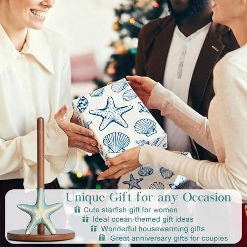 Starfish Paper Towel Holder Coastal Beach Kitchen Decor Decorative Nautical - Image 5