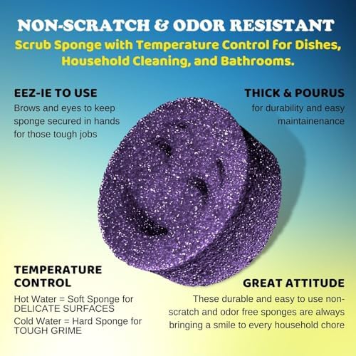 The Original Scrub Moji Scrubbing Sponge by Smilyeez - Image 3