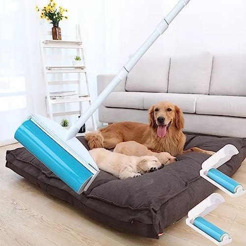 NUOBUT 8" Large Reusable Lint Roller, 1 Large, 1 Refill & 2 Mini Rollers - Image 6