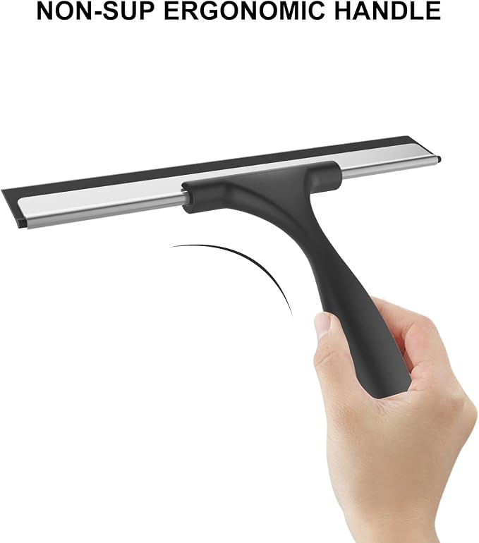 SetSail Squeegee for Shower Glass Door, 10 Inches, All-Purpose Window Squeegee - Image 3