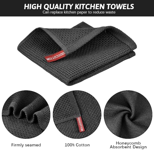 Nialnant 6 Pack Kitchen Towels, 100% Cotton - Image 3