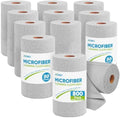 AIDEA Microfiber Cleaning Cloth Roll-800PK, Reusable Paper Towels 11.5×11.5" by AIDEAHOME