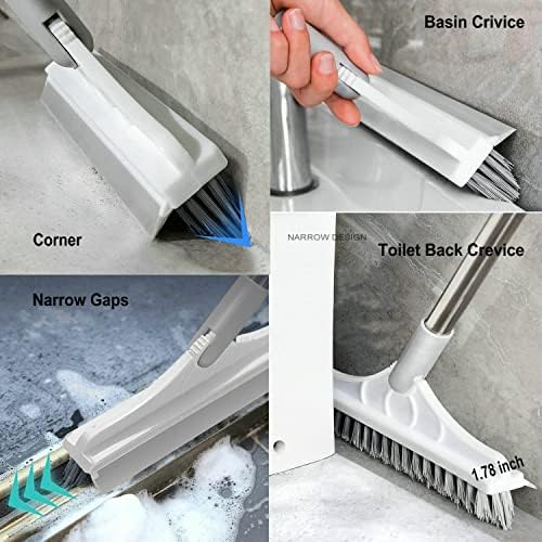 2 in 1 Cleaning Scrub Brush Grout Brush Scrape Floor Scrub Brush - Image 4